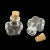 Flower Glass Bottle for Bead Containers X1-AJEW-R045-04-1