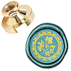 Wax Seal Brass Stamp Head AJEW-WH0209-025-1