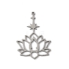 201 Stainless Steel Filigree Pendants STAS-K298-04P-1