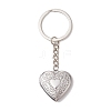 316 Stainless Steel Photo Locket Keychain KEYC-JKC01121-2