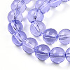 Baking Paint Transparent Glass Beads X1-DGLA-N006-8mm-06-3