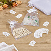 30Pcs Rectangle Organza Drawstring Bags ABAG-LP0001-59-1