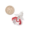 2Pcs 2 Styles Glass Seed Bead Pendants PALLOY-MZ00710-03-2