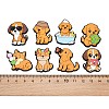 Dog Theme PVC Cabochons PL-CBAF507-02-3