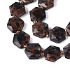 Natural Labradorite Beads Strands G-N368-01A-20-4