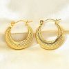 304 Stainless Steel Hoop Earrings for Women EJEW-L296-067G-2