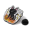 Flaming Animal Theme Enamel Brooches AL-I003-02EB-02-3
