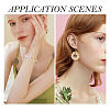 200Pcs 2 Styles Transparent Acrylic Bead Cap MACR-TA0002-92-10