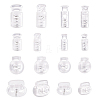 Transparent Plastic Spring Cord Locks KY-PH0007-21-1