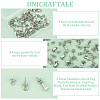 Unicraftale 90Pcs 3 Style Stainless Steel Peg Bails Pendants STAS-UN0054-54-5