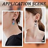 40Pcs Bowknot Alloy Stud Earring Findings FIND-SP0001-16EB-5