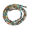 Natural African Turquoise(Jasper) Beads Strands G-K366-G01-3mm-3
