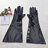 1 Pair PU Leather Long Whole Finger Gloves AJEW-CL0005-12B-7