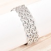 304 Stainless Steel Bangles for Women BJEW-Z155-04P-3