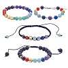 SUNNYCLUE Natural Gemstone Beads Bracelets BJEW-SC0001-03-1
