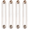 4Pcs 304 Stainless Steel & Brass Brooches JEWB-CP00001-7