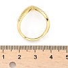 Adjustable Brass Micro Pave Clear Cubic Zirconia Finger Rings RJEW-S044-140-NF-3
