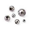 Mega Pet Round 304 Stainless Steel Beads STAS-MP0001-01P-19