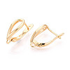 Brass Hoop Earring Findings KK-N267-27G-2