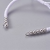 Nylon Cord Braided Bead Bracelets Making BJEW-F360-FP19-2