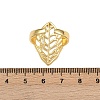 Brass Adjustable Cuff Rings RJEW-C139-16B-G-5