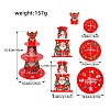 3-Tier Paper Christmas Cupcake Stand for Dessert Table PW-WG11E9C-04-1