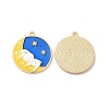 Alloy Enamel Pendants ENAM-C005-11G-02-1