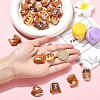 24Pcs 6 Styles Coffee Theme Opaque Resin Pendants RESI-YW0006-18-5