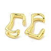 Brass Cuff Earrings for Women EJEW-C104-036G-2