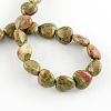 Natural Unakite Bead Strands LS-G-R190-20mm-05-2