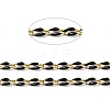 Brass Enamel Curb Chains CHC-C003-13G-03-2