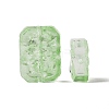 Transparent Spray Painted Glass Beads GLAA-I050-08B-3