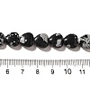 Natural Snowflake Obsidian Beads Strands X-G-R190-10mm-51-5