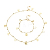Butterfly Charm Necklace and Bracelets SJEW-JS01215-1