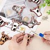 Olycraft DIY Cattle Head Dangle Earring Making Kit DIY-OC0009-75-3