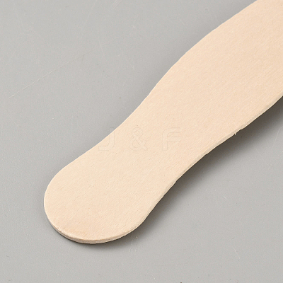 DIY Handmade Wood Fan Handle DIY-WH0696-274-1