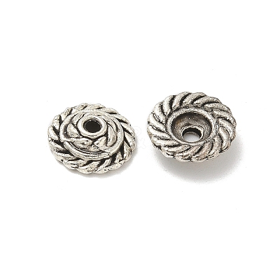 Tibetan Style Alloy Beads TIBE-P003-64AS-1