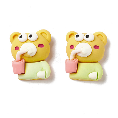 Opaque Resin Cabochons RESI-G036-A06-1