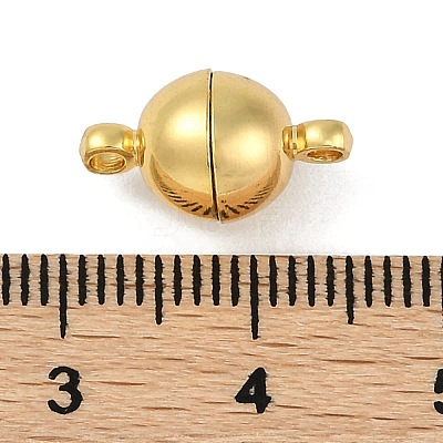 Rack Plating Brass Magnetic Clasps KK-Z070-20G-01-1