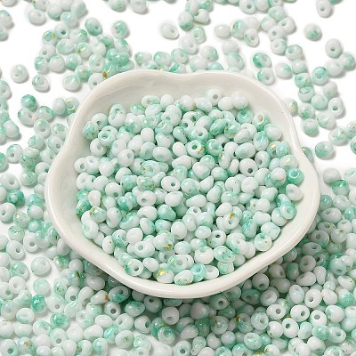 Baking Paint Glass Seed Beads SEED-F006-01A-08-1