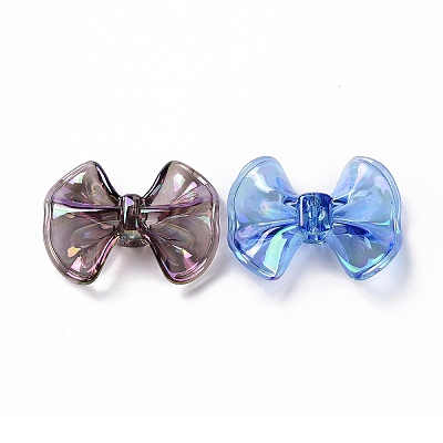 Transparent Acrylic Imitation Shell Beads X-OACR-P011-03L-1