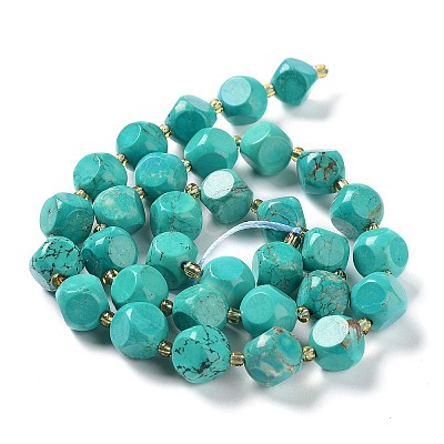 Synthetic Howlite Bead Strands G-M367-22B-1