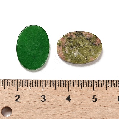Natural & Synthetic Mixed Gemstone Cabochons G-M424-12-1