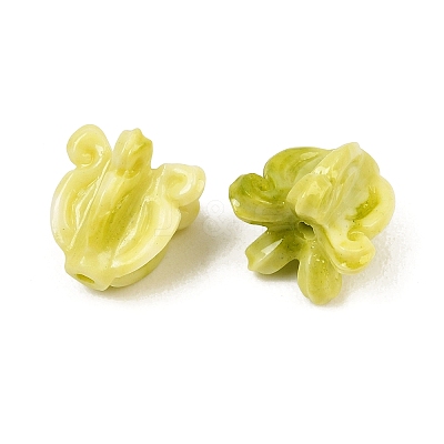 Synthetic Coral Carved Beads BSHE-P034-01E-1