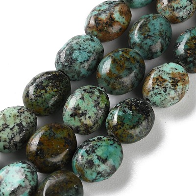 Natural African Turquoise(Jasper) Beads Strands G-M420-D17-01-1