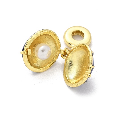 Brass European Beads KK-S511-15G-1
