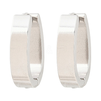 201 Stainless Steel Hoop Earrings EJEW-T056-03P-04-1