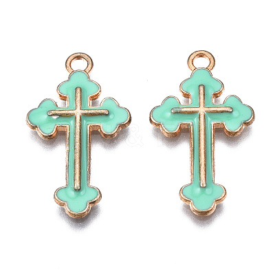 Alloy Enamel Pendants ENAM-S121-059E-1
