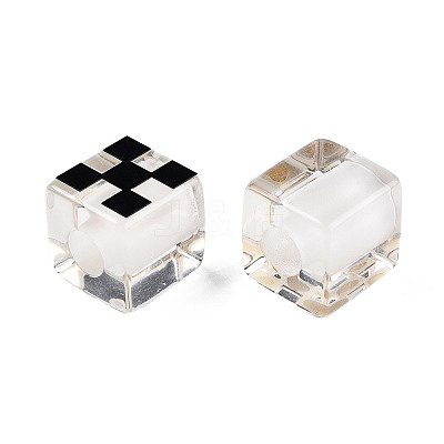 Transparent Resin European Beads RESI-N022-10A-B01-1