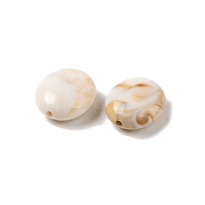 Two Tone Opaque Acrylic Beads MACR-M044-01B-1